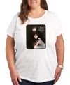 Hybrid Apparel Plus Size Sonny And Cher Graphic Pullover T-shirt In White