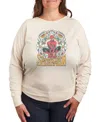 Hybrid Apparel Plus Size Spider-man Graphic Pullover T-shirt In Beige,khaki