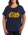 Hybrid Apparel Plus Size Star Wars Logo Graphic T-shirt