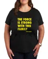 Hybrid Apparel Plus Size Star Wars The Force Is Strong Short Sleeve T-shirt