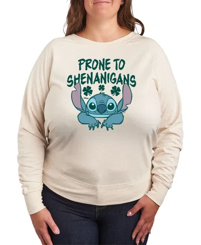 HYBRID APPAREL PLUS SIZE STITCH ST. PATRICK'S DAY SHENANIGANS CREW NECK T-SHIRT