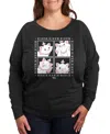 Hybrid Apparel Plus Size The Aristocats Marie Graphic Pullover T-shirt In Black