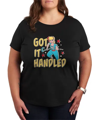 Hybrid Apparel Plus Size Toy Story 4 Got It Handled Short-sleeve Graphic T-shirt In Black