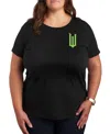 Hybrid Apparel Plus Size Wicked Defying Gravity Graphic T-shirt
