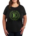 Hybrid Apparel Plus Size Wicked Elphaba E Graphic T-shirt