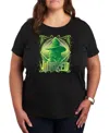 Hybrid Apparel Plus Size Wicked Elphaba Graphic Crew Neck T-shirt In Black