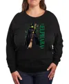 Hybrid Apparel Plus Size Wicked Elphaba Graphic Pullover T-shirt In Black