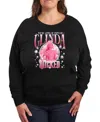 Hybrid Apparel Plus Size Wicked Glinda Graphic Pullover T-shirt In Black