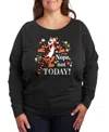Hybrid Apparel Plus Size Winnie The Pooh Nope Not Today Graphic Pullover T-shirt In Black
