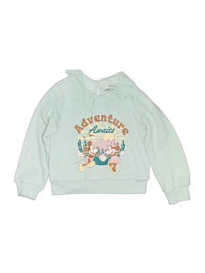 Pre-owned Hybrid Apparel Kids' Pullover Hoodie In Teal