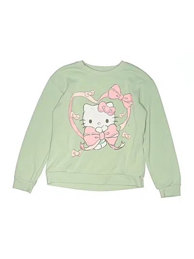Pre-owned Hybrid Apparel Kids' Sweatshirt In Green