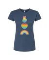 Hybrid Apparel Trendy Juniors Love Pride Graphic Tee In Blue