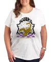 Hybrid Apparel Zodiac Scorpio Plus Size Graphic T-shirt In White