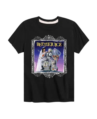 Hybrid Kids' Big Boys Beetlejuice Graphic Tee In Black