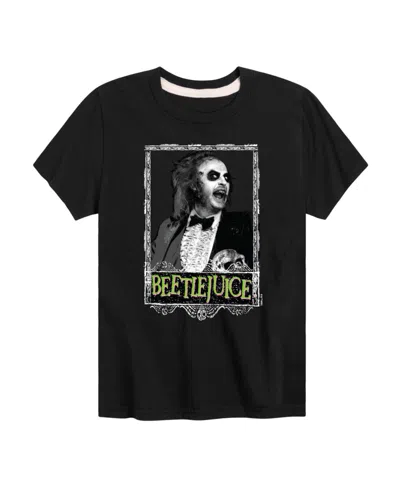 Hybrid Kids' Big Boys Beetlejuice Graphic Tee In Black