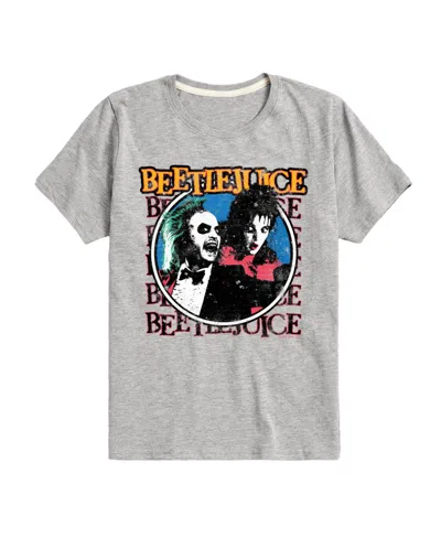 Hybrid Kids' Big Boys Beetlejuice Graphic Tee In Grey
