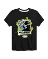 Hybrid Big Boys Beetlejuice Wolf Jackson Graphic Tee In Black