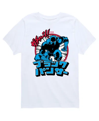 Hybrid Kids' Big Boys Black Panther Graphic T-shirt In White