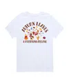 Hybrid Big Boys Disney Autumn Leaves Graphic Tee In White