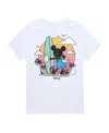 Hybrid Big Boys Disney Mickey Mouse Surfboard Graphic Tee In White