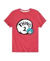 Hybrid Big Boys Dr. Seuss Thing 2 Graphic T-shirt In Red