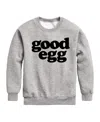 Hybrid Big Boys Easter Good Egg Graphic Fleece Sweatshirt In Gray