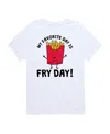 Hybrid Big Boys Favorite Day Fry Day Graphic Tee In White