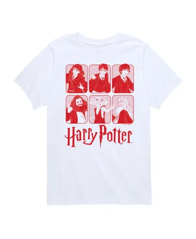 Hybrid Kids' Big Boys Harry Potter Graphic Tee In White