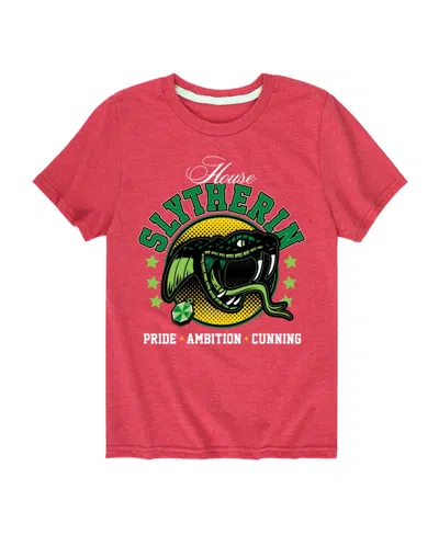 Hybrid Kids' Big Boys Harry Potter Slytherin Graphic Tee In Red
