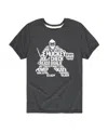 Hybrid Big Boys Hockey Graphic Tee In Grey