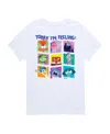 Hybrid Big Boys Inside Out 2 Today I'm Feeling Graphic T-shirt In White