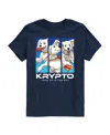 Hybrid Big Boys Krypto Superdog Comic Strip Graphic T-shirt In Blue