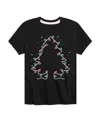 Hybrid Big Boys Lights Tree Graphic Tee In Black