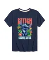 Hybrid Big Boys Lilo Stitch Live Action Stitch Cosmic Cutie Graphic T-shirt