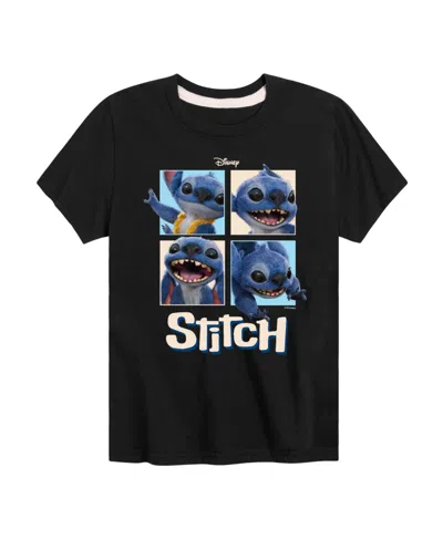 Hybrid Kids' Big Boys Lilo Stitch Live Action Stitch Graphic T-shirt