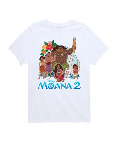 Hybrid Kids' Big Boys Moana 2 Graphic Tee In White