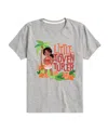 Hybrid Big Boys Moana 2 Little Adventure Graphic Tee In Grey