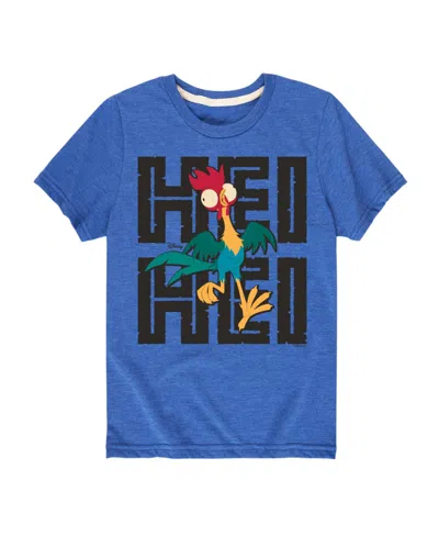 Hybrid Kids' Big Boys Moana Heihei Graphic Tee In Blue