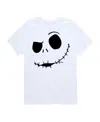 Hybrid Big Boys Nightmare Before Christmas Face Graphic Tee In White