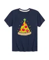 Hybrid Big Boys Pizza Tree Graphic Tee In Blue