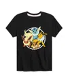 Hybrid Big Boys Pokemon Group Graphic Tee In Black