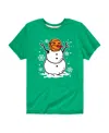 Hybrid Big Boys Santa Basketball Graphic Tee In Green