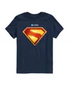 Hybrid Superman Big Boys Logo Shield Graphic T-shirt In Blue