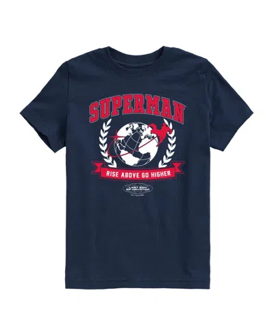 Hybrid Kids' Big Boys Superman Movie Graphic T-shirt In Blue