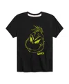 Hybrid Big Boys The Grinch Face Graphic Tee In Black