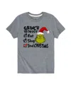 Hybrid Big Boys The Grinch To Do Graphic Tee In Grey