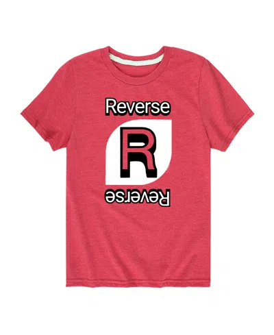 Hybrid Kids' Big Boys Uno Reverse Graphic T-shirt In Red