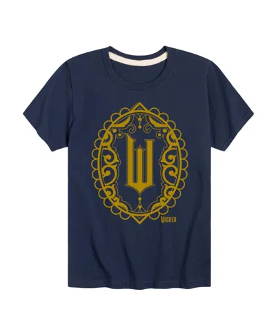 Hybrid Kids' Big Boys Wicked Logo Graphic Tee In Blue