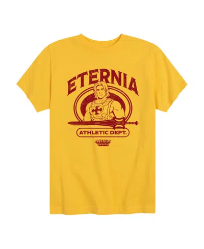 Hybrid Kids' Boys' 8-20 Masters Of The Universe Graphic Short-sleeve T-shirt In Yellow