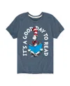 Hybrid Big Boys Dr. Seuss It's A Good Day To Read Graphic T-shirt In Blue